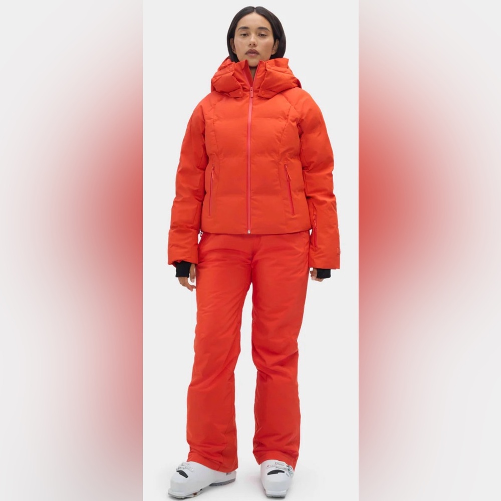 Halfdays Red Spritz Georgie Puffer Ski Jacket size M
